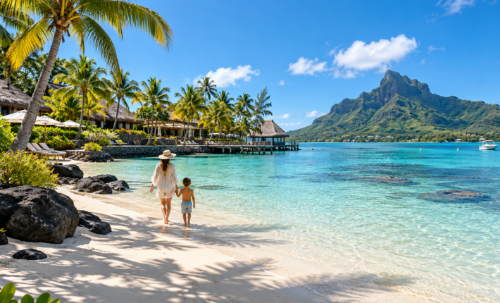 Family friendly beachfront resort and lagoon in Mauritius